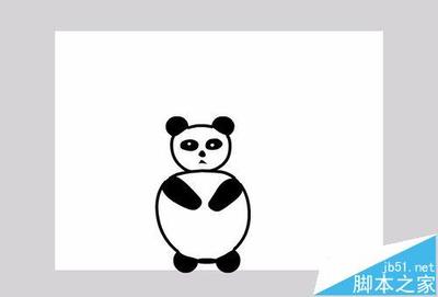 国家熊猫怎么画