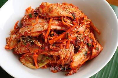 韩国腌白菜的家常做法