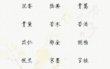 姓名用字