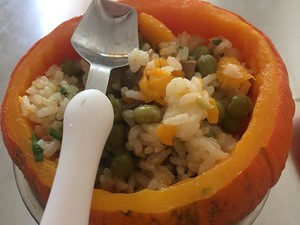鸡肉南瓜饭如何制作方法