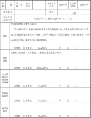 续签合同自我鉴定