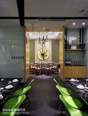 小吃店隔断装修效果图