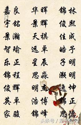 景字后面配什么字好听