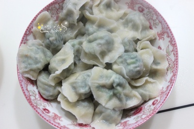 香菇菠菜鸡蛋素饺子