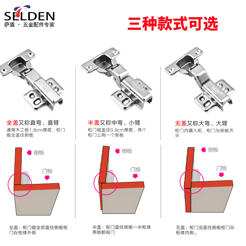橱柜铰链是全盖还是半盖