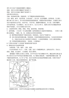 地理农业答题怎么答的快