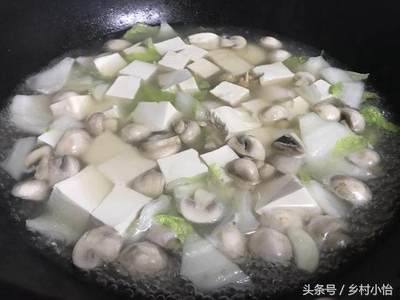白菜豆腐蘑菇做法大全家常