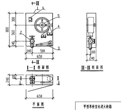 室内消火栓安装高度