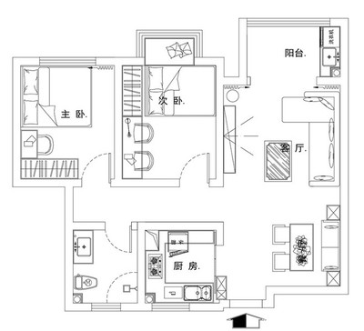 98经典户型装修效果图