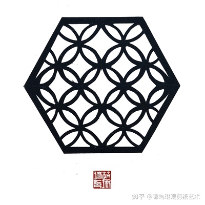 园林窗户纹样