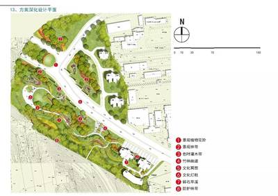 绿化组团平面设计图片,平面设