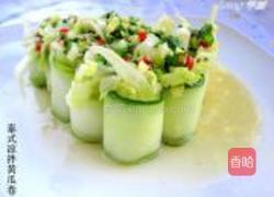 黄瓜香菜凉拌的做法