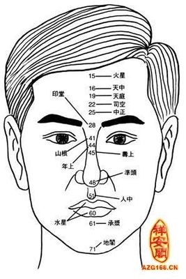 人中看面相