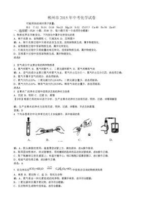 2020初中物理中考试卷及答案