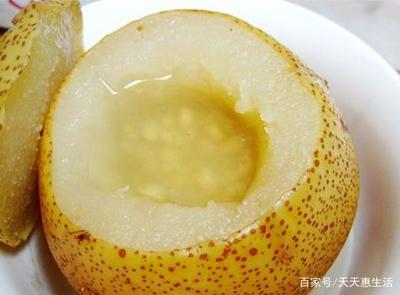 咳嗽梨子蒸川贝的做法