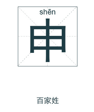 申姓取名