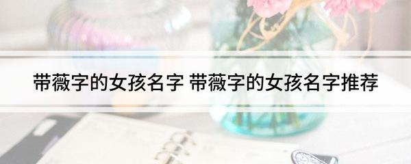 带薇字的女孩名字