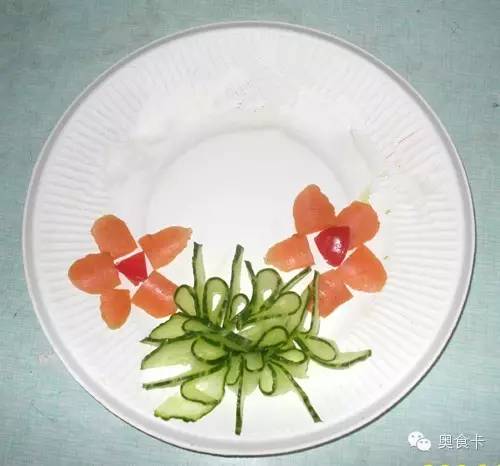 餐盘装饰花做法大全