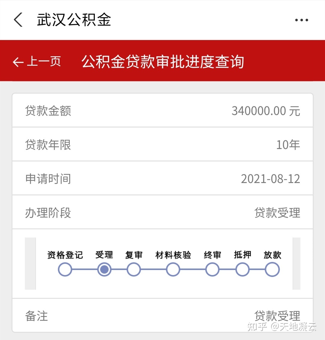 贷款审批进度