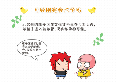 例假刚走会不会怀孕