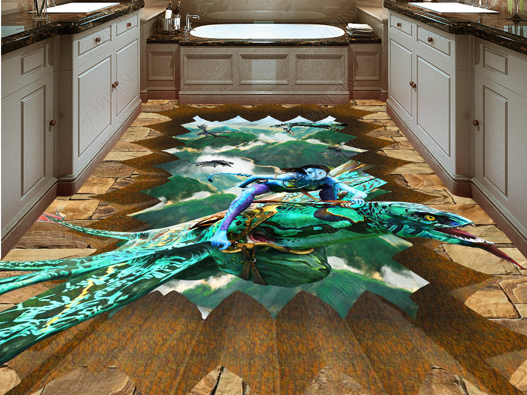 3d魔幻地板