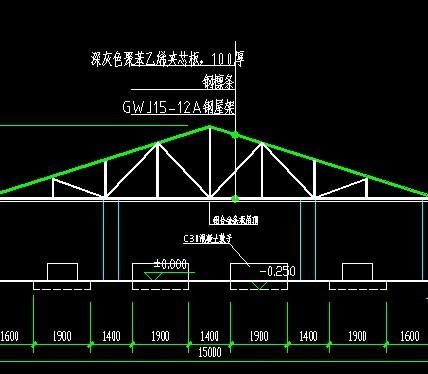 屋頂三角人字架鋼結(jié)構(gòu) 裝飾家裝設(shè)計 第5張