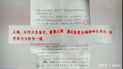 轻伤一级赔偿20万