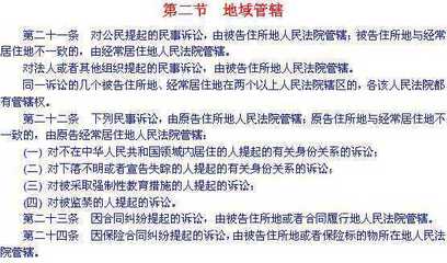 民事诉讼法21条