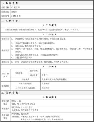 ct室医生进修目标 进修内容怎么写