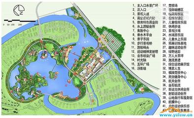 世纪公园平面图