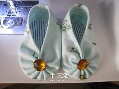 新生儿鞋子做法图解