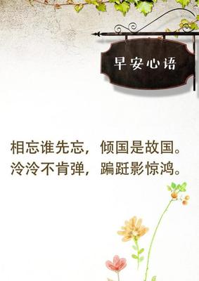 八字情话