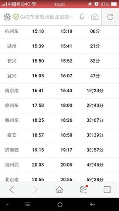 杭州东到北京