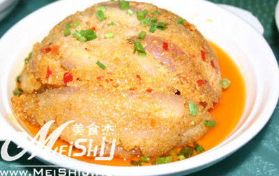 土家蒸肉的制作方法