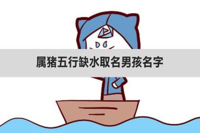 五行缺水取名男孩