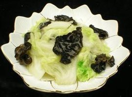 香菇木耳油白菜饺子