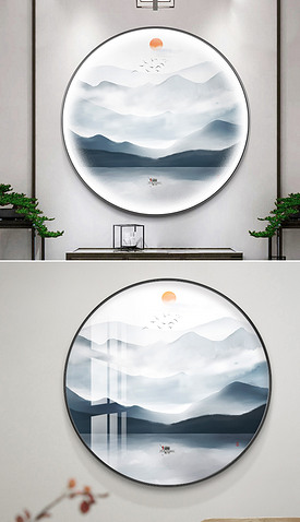 山水装饰