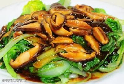 香菇炒油菜怎样炒更好吃