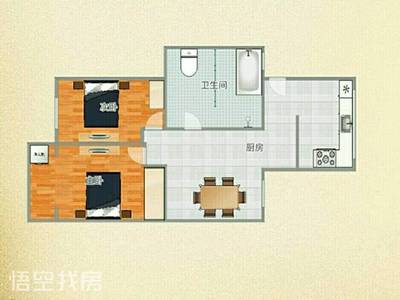 底楼是厨房 上面三卫生间