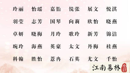 名字里带羽的寓意