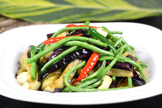 茄子炒豆角做法大全家常菜