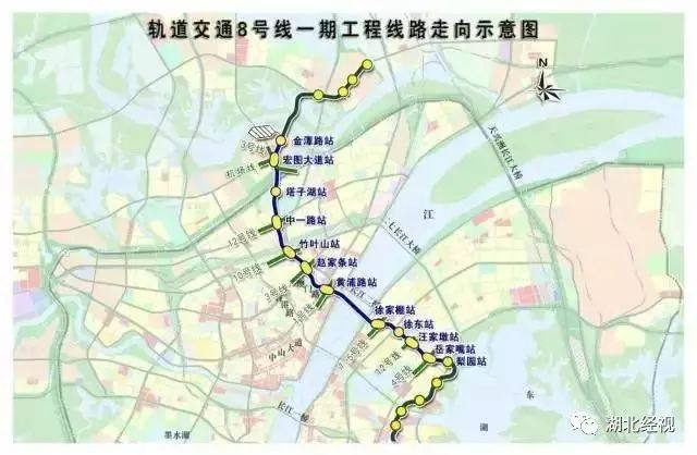 武汉地铁规划线路图