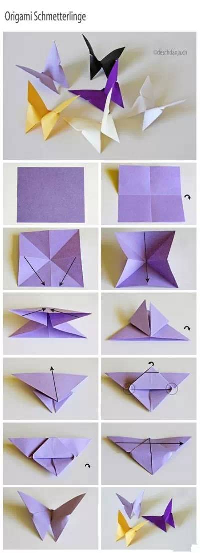 One 正方形的纸可以做什么手工,看看方纸做的手工