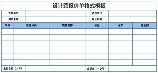 建筑工程设计费