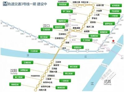武汉地铁3号线线路