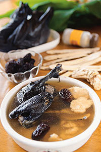 香菇乌鸡当归汤