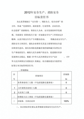 餐饮行业目标责任书