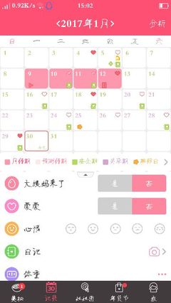 一个月几次