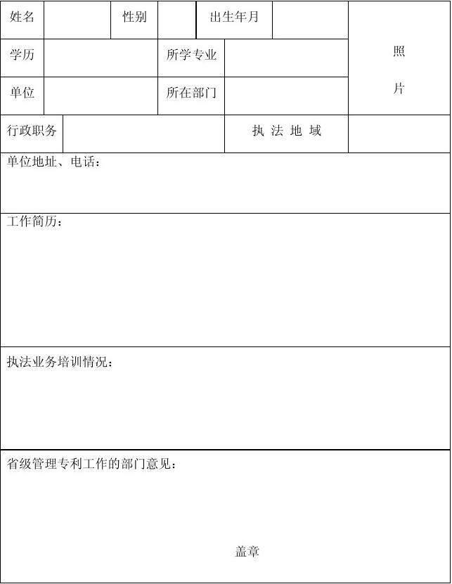 行政复议申请书模板