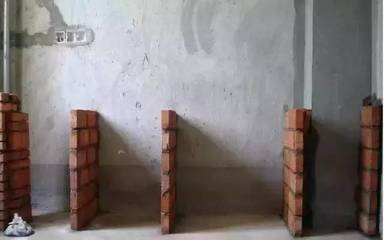 整体橱柜底下砌砖